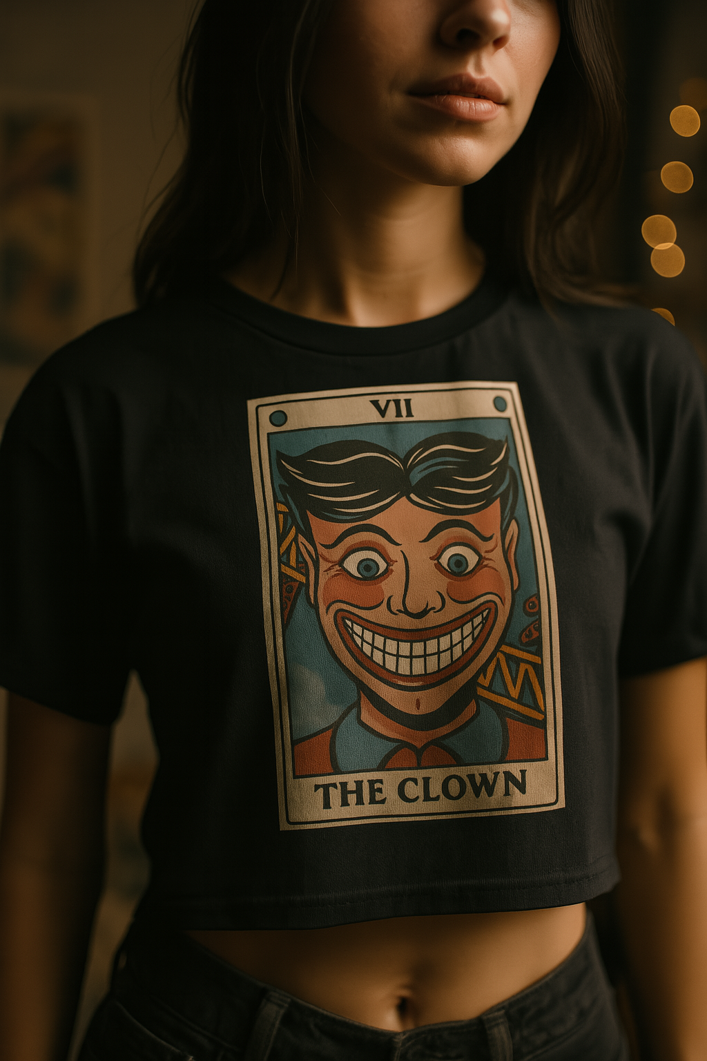 The Clown Crop Tee